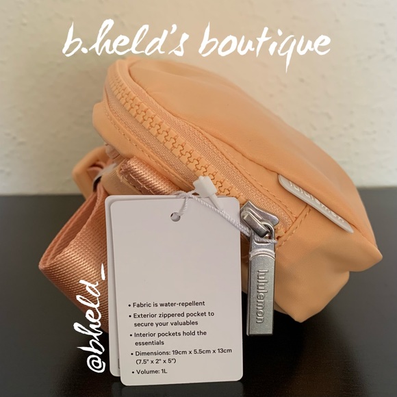 lululemon Everywhere Belt Bag in Summer Glow Orange Pastel 1L Brand New NWT - Picture 4 of 15